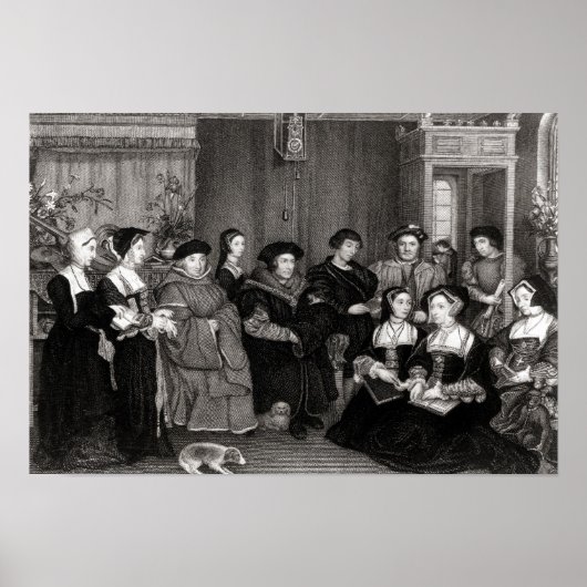 De familie van Thomas More Poster (Voorkant)