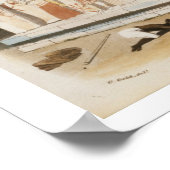 De familie verdient hulde aan hun heerser, gegrave poster (Hoek)