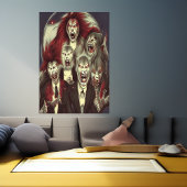 De familie werewolven | AI Art Poster