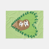 De familiegroet fleece deken (Voorkant (Horizontaal))