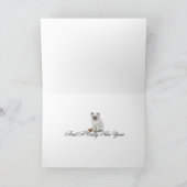 De familieKerstkaart van Ragdoll Feestdagen Kaart (Binnen)