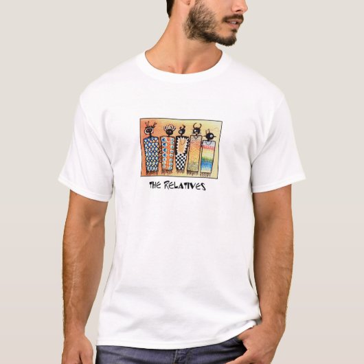 De familieleden t-shirt (Voorkant)