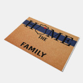 De familienaam Mat, Cool gepersonaliseerd Deurmat (Schuin)