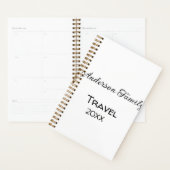 De familienaam reisvakantie avontuur voeg jaar toe planner (Display)