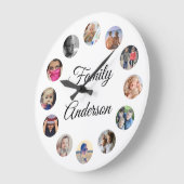 De familienaam van de bestemming uploadt foto grot grote klok (Hoek)