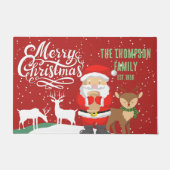 De Familienaam van de de manuscripttekst van de S Deurmat (Voorkant)