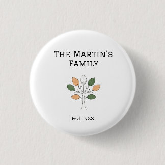 de familiereünie jaar naam boom gemeenschap  ronde button 3,2 cm