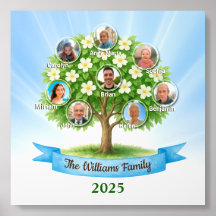 De Family Tree Namen elegante Wall art home decor