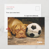 De fanatieke hond van Barcelona Briefkaart (Voorkant / Achterkant)
