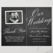 De Fancy Collecties van het Chalkboard Wedding (Voorkant)