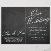 De Fancy Collecties van het Chalkboard Wedding (Voorkant)