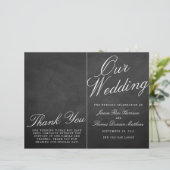 De Fancy Collecties van het Chalkboard Wedding (Staand voorkant)