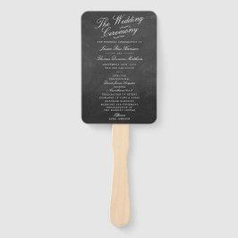 De Fancy Collecties van het Chalkboard Wedding Handwaaier