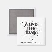 De fancy Doopvont van het Manuscript Elegant spare Magneet (Voorkant / Achterkant)