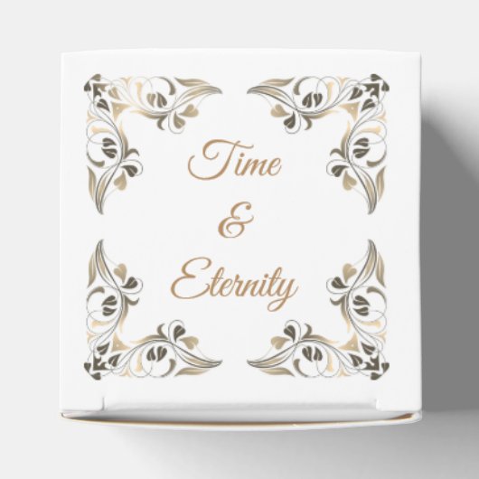 De Fancy gouden glans-grenzen zijn gunstig voor de Bedankdoosjes (Bovenkant)