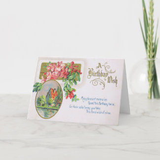 De fancy Kaart van de Verjaardag met Schitterende