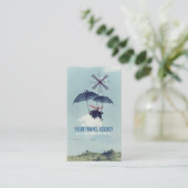 De Fancy reiziger Visitekaartje (Staand voorkant)