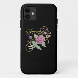 De Fancy Rozen van Supergirl iPhone 11 Hoesje