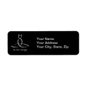 De Fancy stijltekst wijzigen. Etiket (Voorkant)