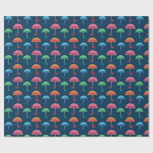 De Fancy Umbrella Cadeaupapier (Vlak)