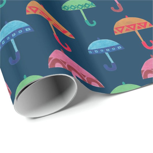 De Fancy Umbrella Cadeaupapier (Rol Hoek)