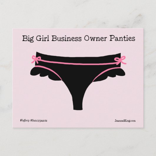 De Fancypants BGBOP's. Briefkaart (Voorkant)