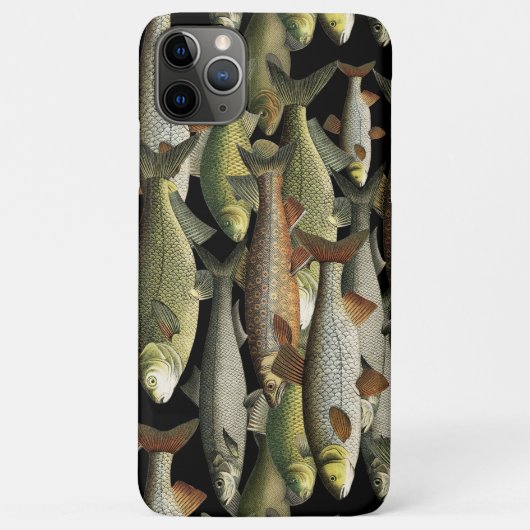 De fantasie van Cool Fish Pattern Angler Case-Mate iPhone Case (Achterkant)