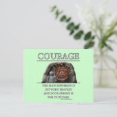 De Fantasie van de moed (DE) Motivator Briefkaart (Staand voorkant)
