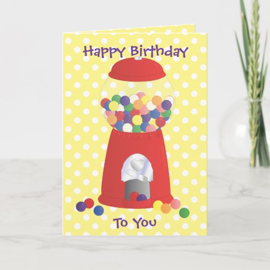 De Fantasie van Gumball Kaart (Voorkant)