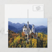 De fantasierijke Neuschwanstein is een van de drie Briefkaart (Voorkant / Achterkant)