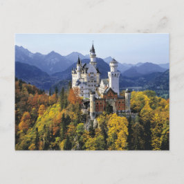 De fantasierijke Neuschwanstein is een van de drie Briefkaart