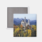 De fantasierijke Neuschwanstein is een van de drie Magneet (Voorkant / Achterkant)