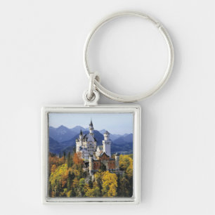 De fantasierijke Neuschwanstein is een van de drie Sleutelhanger