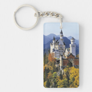 De fantasierijke Neuschwanstein is een van de drie Sleutelhanger