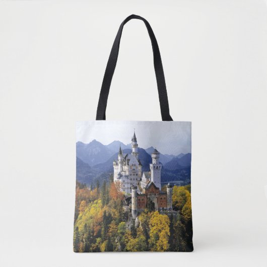 De fantasierijke Neuschwanstein is een van de drie Tote Bag (Voorkant)