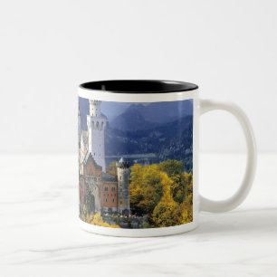 De fantasierijke Neuschwanstein is een van de drie Tweekleurige Koffiemok