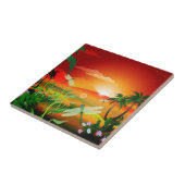 De fantasiewereld tegeltje (Zijkant)