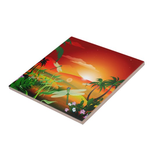 De fantasiewereld tegeltje (Zijkant)