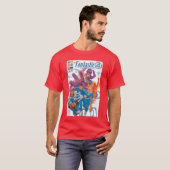 De Fantastic Four First Steps Comic Book Cover Ar T-shirt (Voorkant volledig)