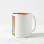 De Fantastische accountant en de Jester Tweekleurige Koffiemok (Voorkant rechts)