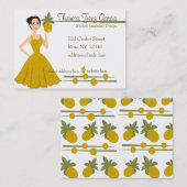 De Fantastische ananas Visitekaartje (Voorkant / Achterkant)