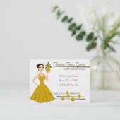 De Fantastische ananas Visitekaartje (Staand voorkant)