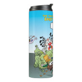 De Fantastische Flatulent Fart Brothers Gassy Gulp Thermosbeker (Gedraaid links)