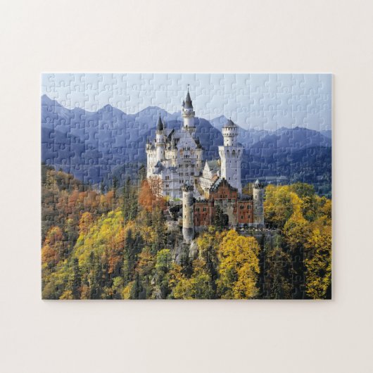De fantastische Neuschwanstein is een van de drie Legpuzzel (Horizontaal)