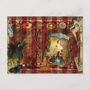 De Fantastische stad Muse Briefkaart