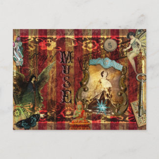 De Fantastische stad Muse Briefkaart
