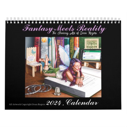 De Fantasy Kunst van Dean Rogers 12 maanden Kalend Kalender (Hoes)