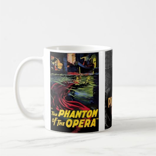 De fantoom van de Opera (1925) filmposters mok (Links)