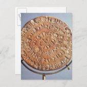 De fascschijf met onbekende significantie briefkaart (Voorkant / Achterkant)