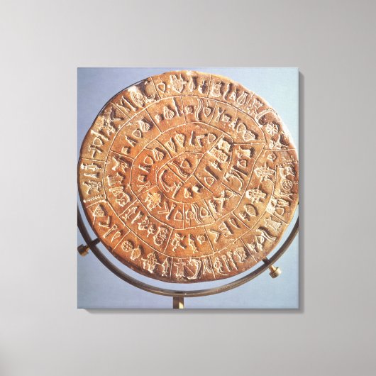 De fascschijf met onbekende significantie canvas afdruk (Voorkant)